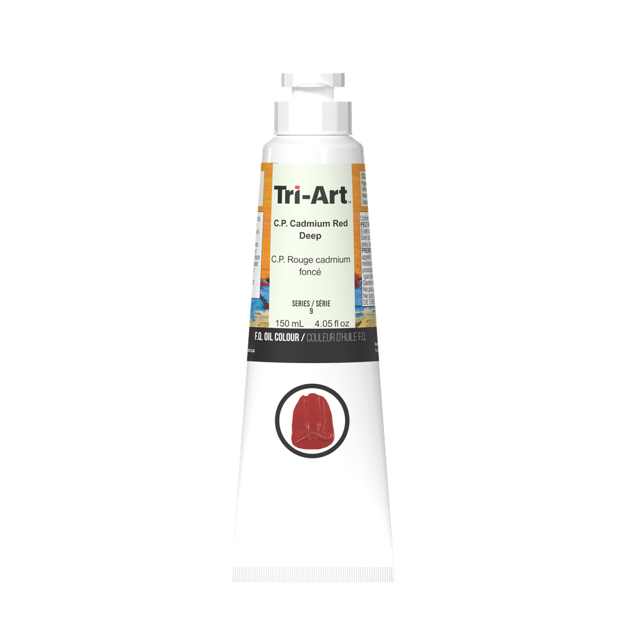 Tri-Art Oil Colours - C.P. Cadmium Red Deep