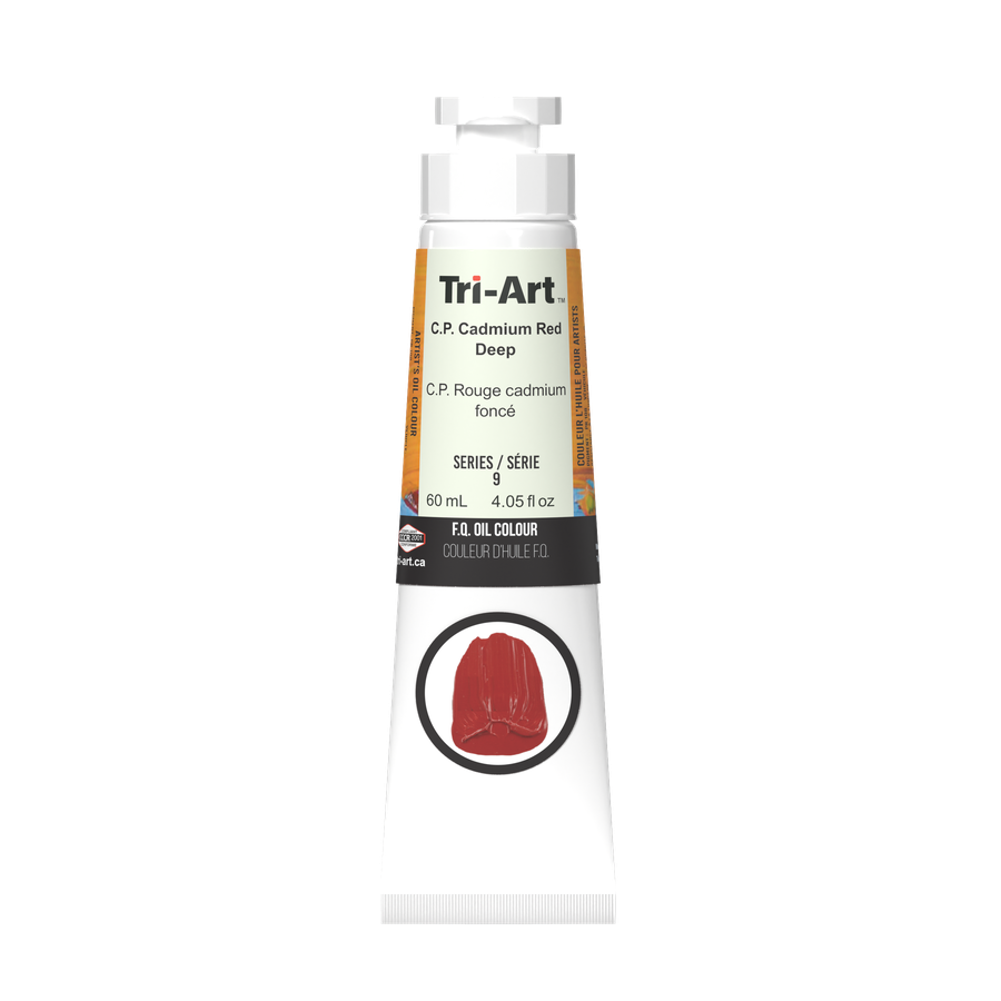 Tri-Art Oil Colours - C.P. Cadmium Red Deep