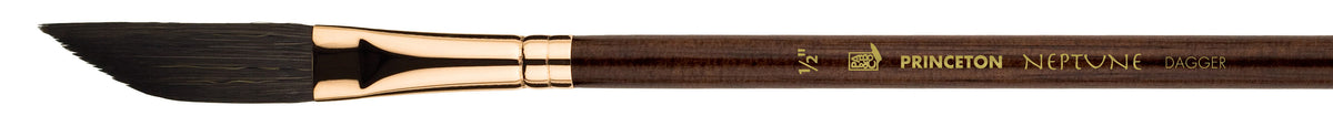 Princeton - Neptune Synthetic Squirrel - Short Handle - Dagger Striper