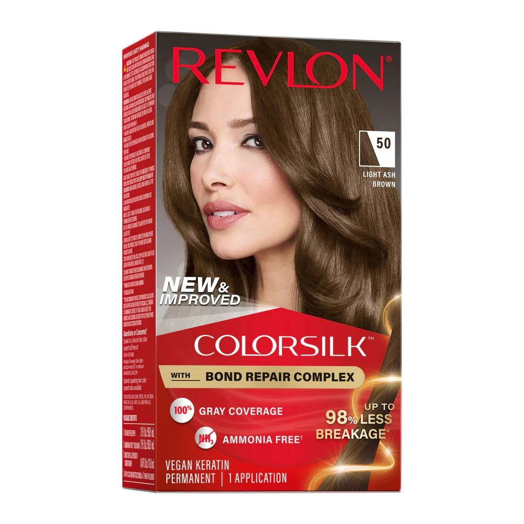 REVLON COLOR SILK BEAUTIFUL COLOR - 50 LIGHT ASH BROWN