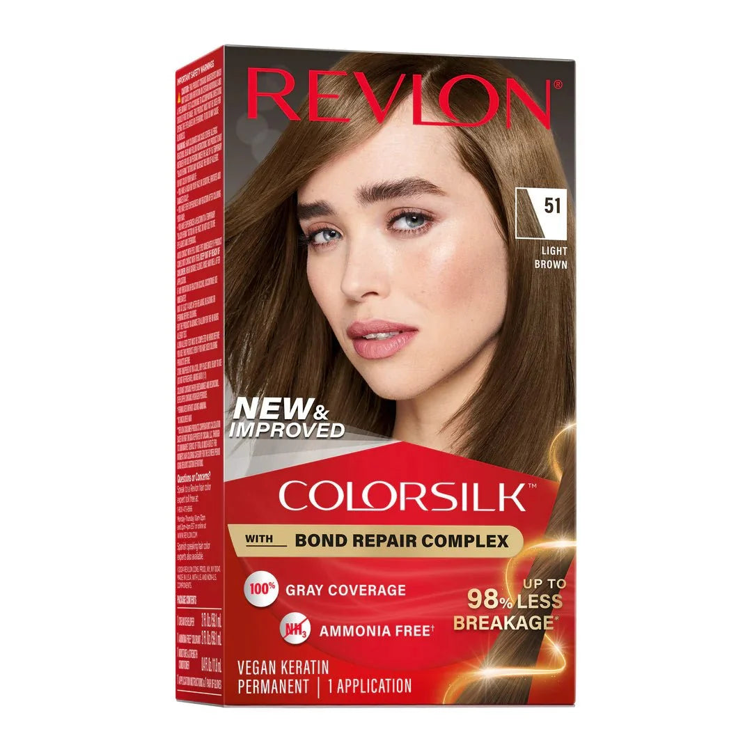 REVLON COLOR SILK BEAUTIFUL COLOR - 51 LIGHT BROWN
