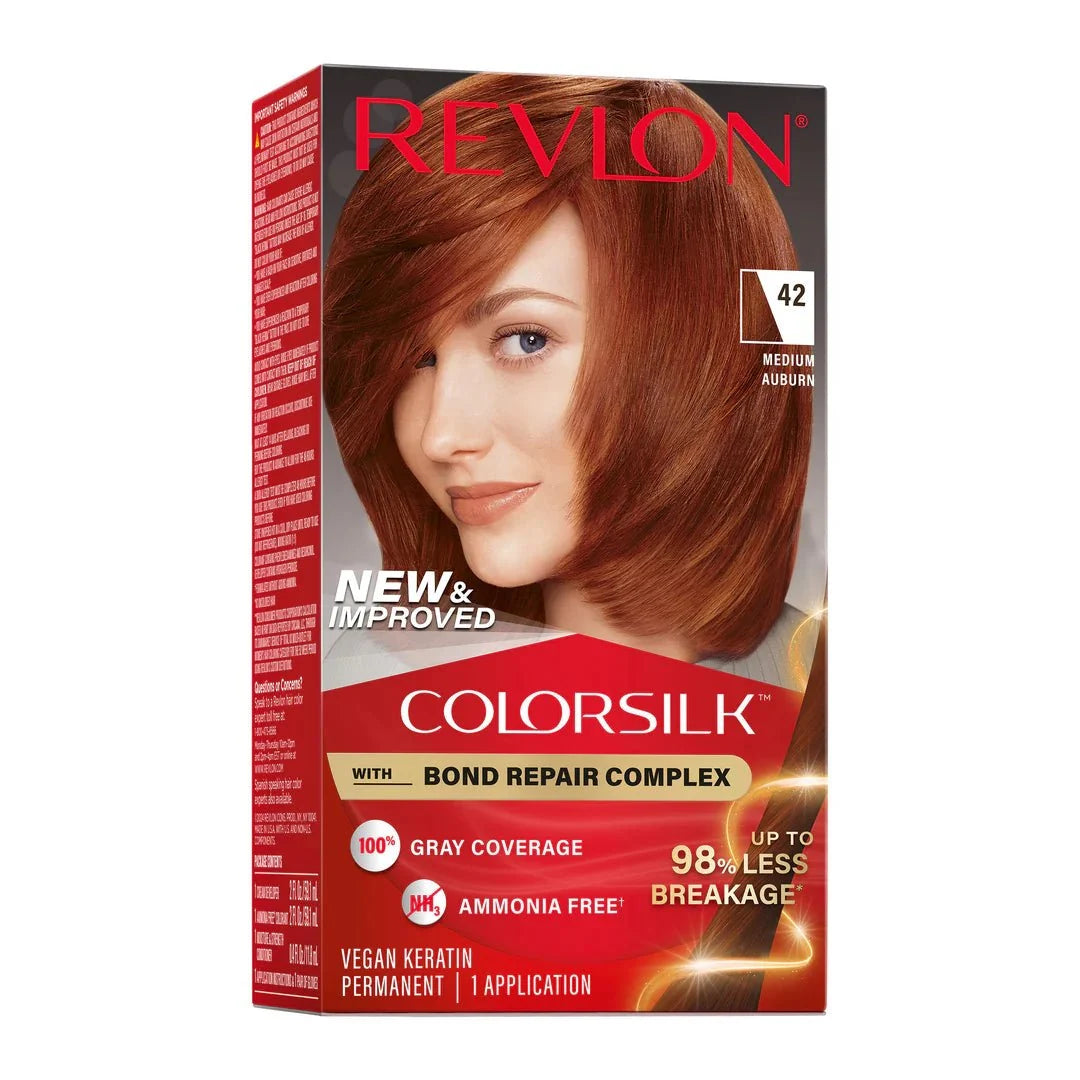 REVLON COLOR SILK BEAUTIFUL COLOR - 42 MEDIUM AUBURN