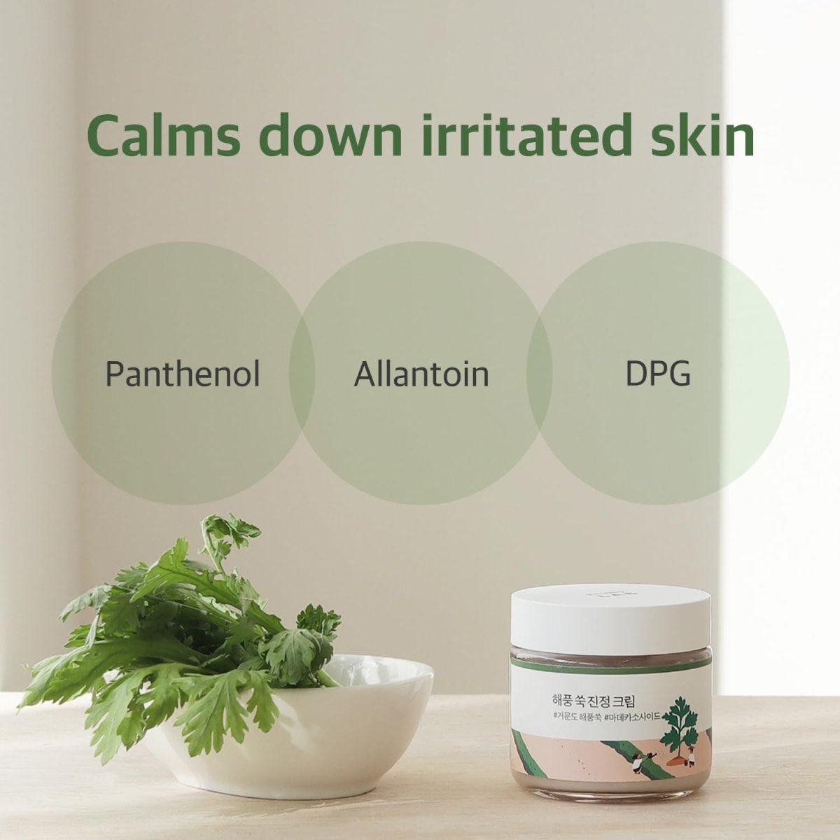 Round Lab Mugwort Calming Cream 80ml