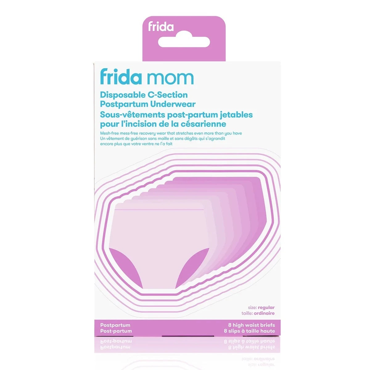 Disposable Underwear Highwaist C Section (8 Pack)