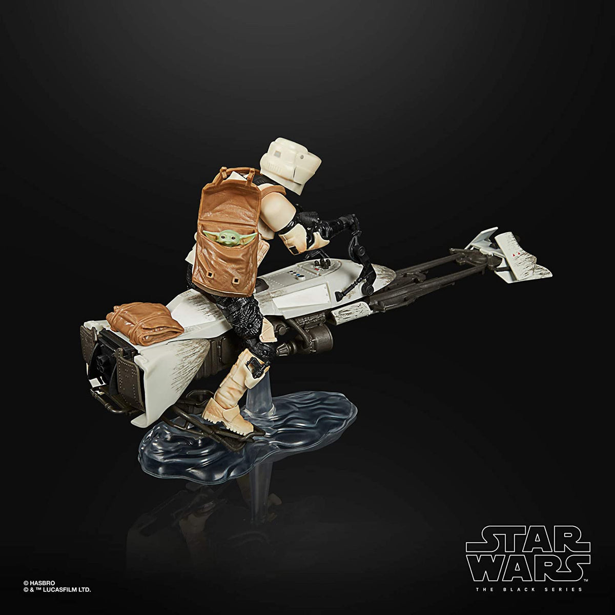 Star Wars The Black Series - The Mandalorian - Speeder Bike Scout Trooper and The Child  (preorder Q4 Pending )