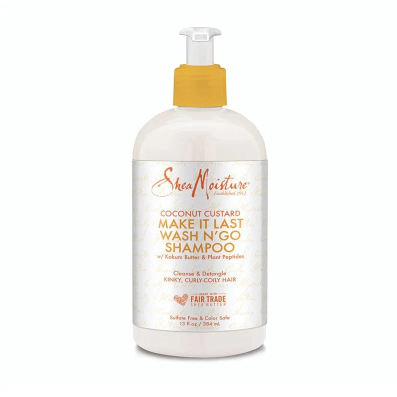 SHEAMOISTURE MAKE IT LAST WASH N' GO SHAMPOO 13OZ