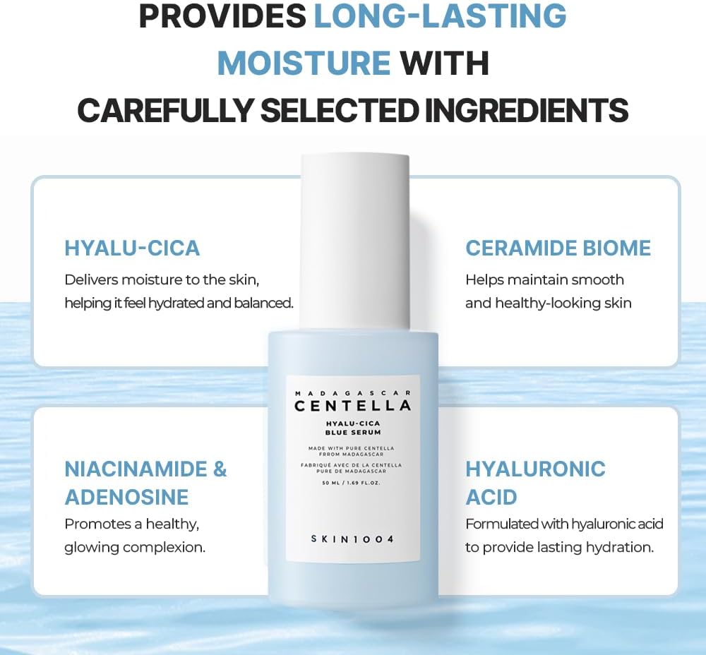 SKIN1004 Madagascar Centella Hyalu-Cica Blue Serum 50ml