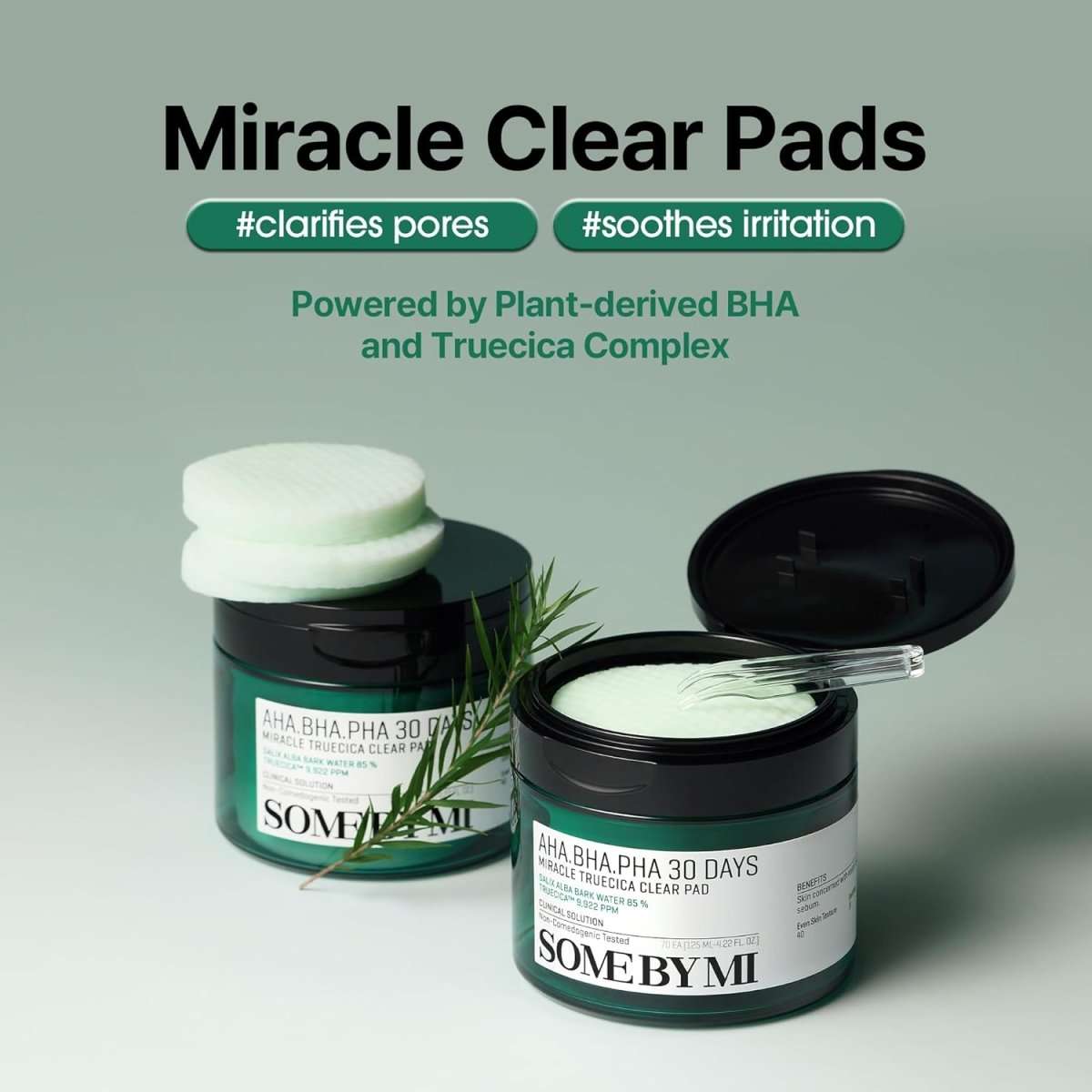 SOME BY MI AHA BHA PHA 30 Days Miracle Truecica Clear Pad 125ml / 70pads