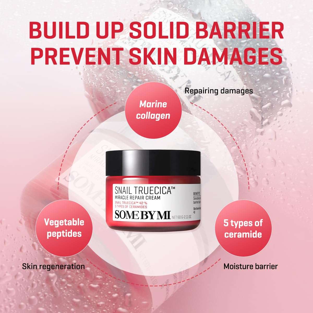 SOME BY MI Snail Truecica Miracle Cream 60g