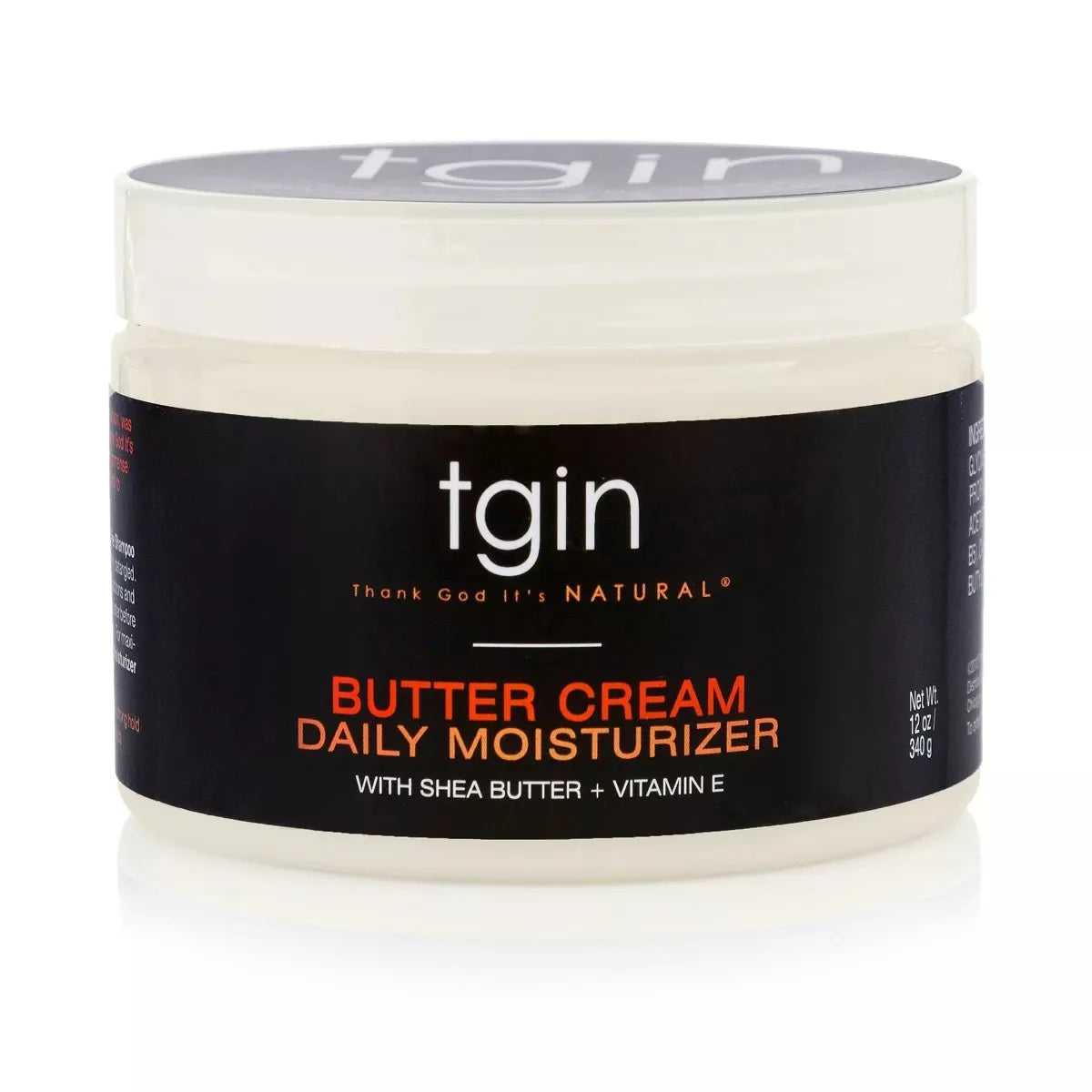 TGIN Butter Cream Daily Moisturizer with Shea Butter + Vitamin E 12 OZ