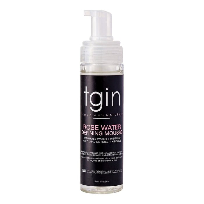 TGIN Rose Water Curl Defining Mousse 8oz