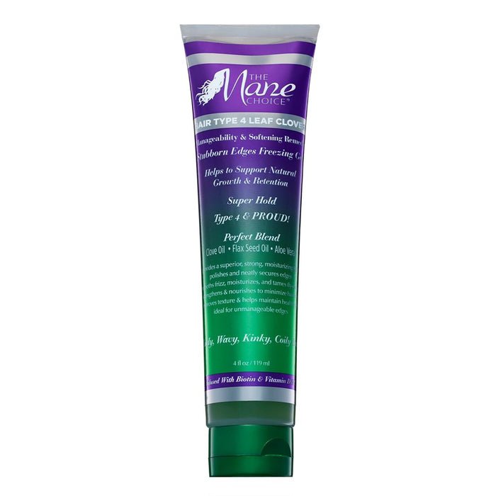 THE MANE CHOICE 4 Leaf Clover Manageability & Softening Remedy Stubborn Edges Freezing Gel 4OZ