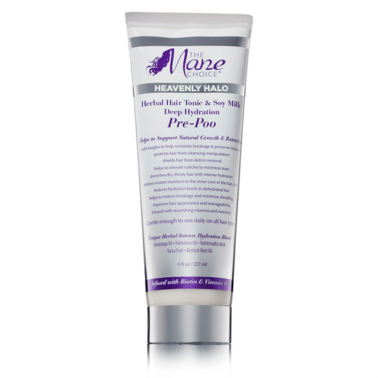 THE MANE CHOICE Heavenly Halo Herbal Hair Tonic & Soy Milk Deep Hydration Pre-Poo 8OZ