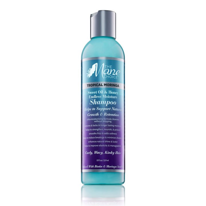 THE MANE CHOICE Tropical Moringa Sweet Oil & Honey Endless Moisture Shampoo 8OZ
