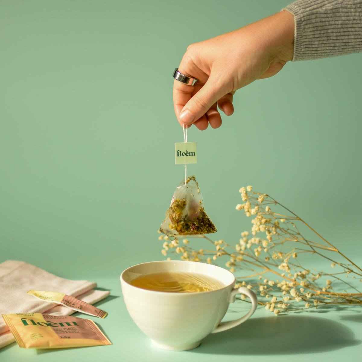 Tisane en sachet individuel - Rose & Camomille