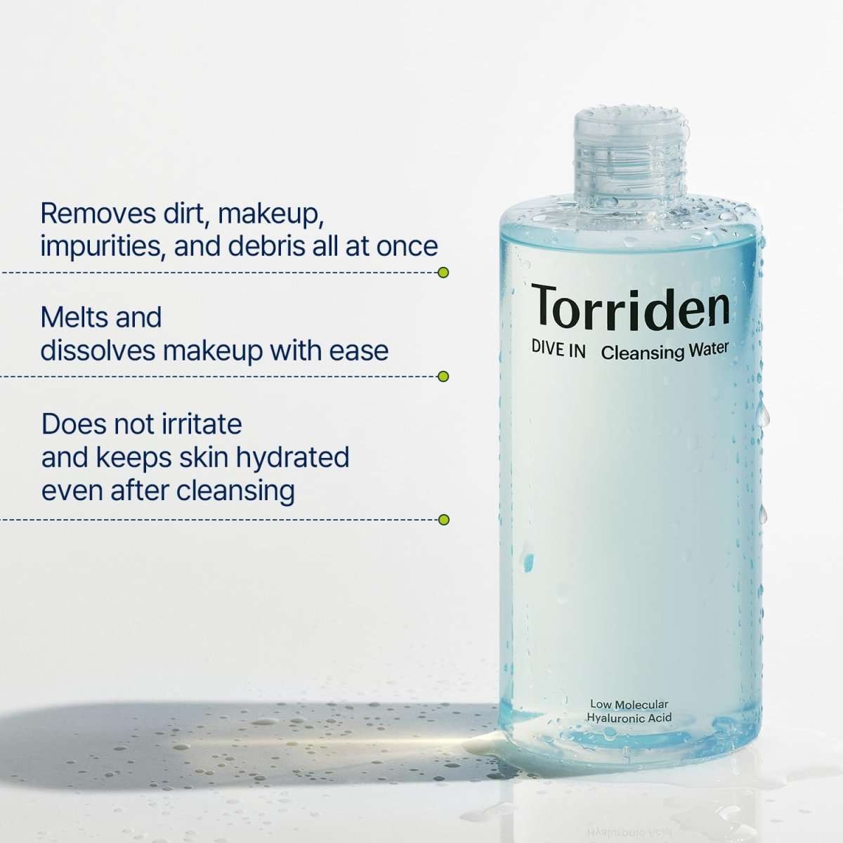Torriden Dive-In Low Molecular Hyaluronic Acid Cleansing Water 400ml