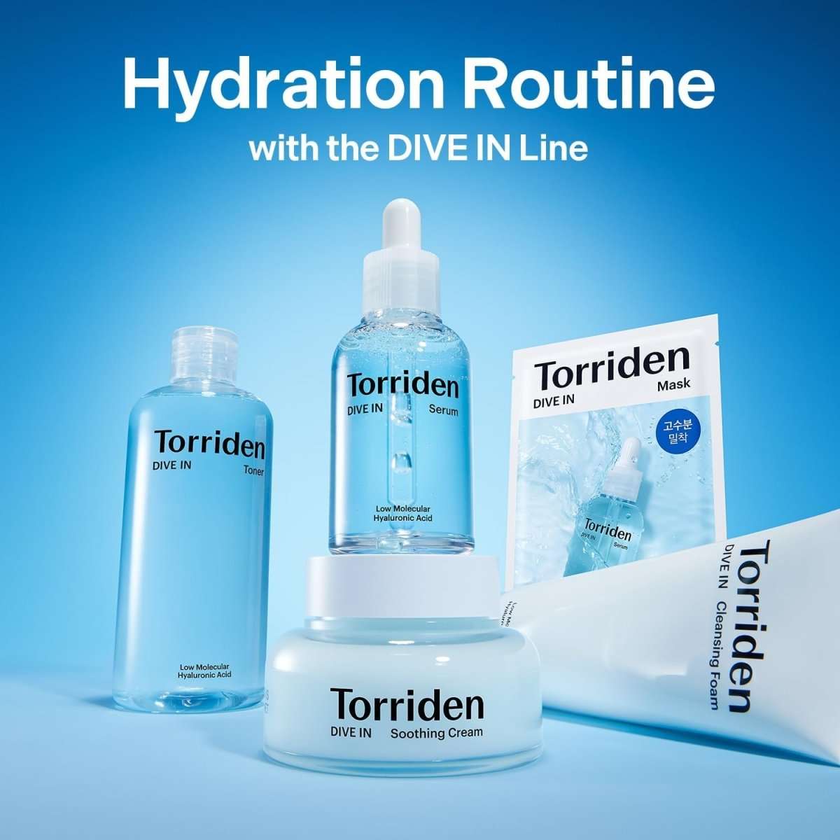 Torriden Dive-In Low Molecular Hyaluronic Acid Multi Pad 160ml / 80pads