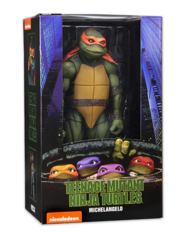 Teenage Mutant Ninja Turtles (1990 Movie) Michelangelo 1/4 Scale Figure SubPar Packaging Box