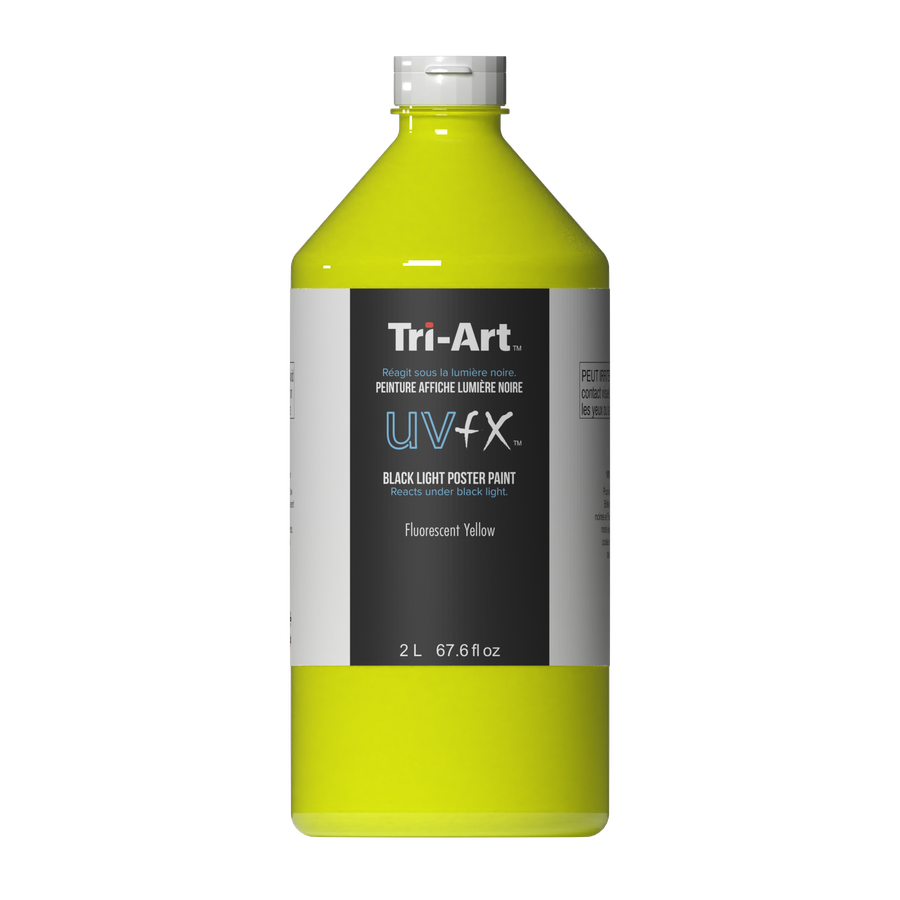 UVFX Black Light Poster Paint - Fluorescent Yellow