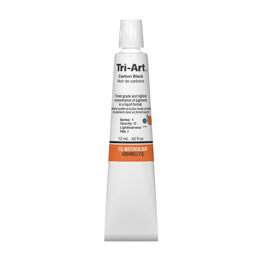 Tri-Art Water Colours - Carbon Black