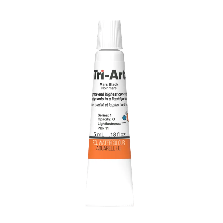 Tri-Art Water Colours - Mars Black