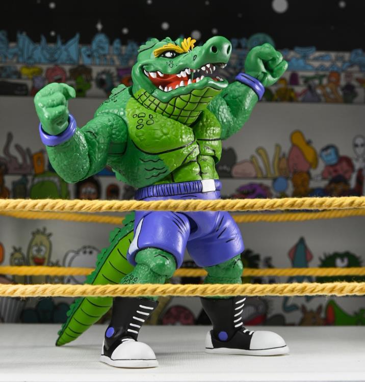 Teenage Mutant Ninja Turtles Adventures Stump Wrestling Leatherhead (Archie Comics) Action Figure