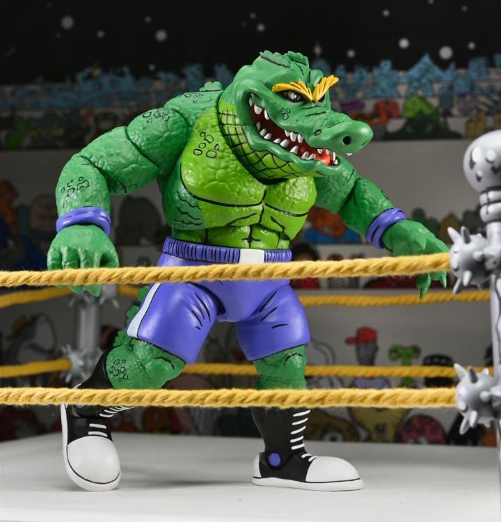 Teenage Mutant Ninja Turtles Adventures Stump Wrestling Leatherhead (Archie Comics) Action Figure