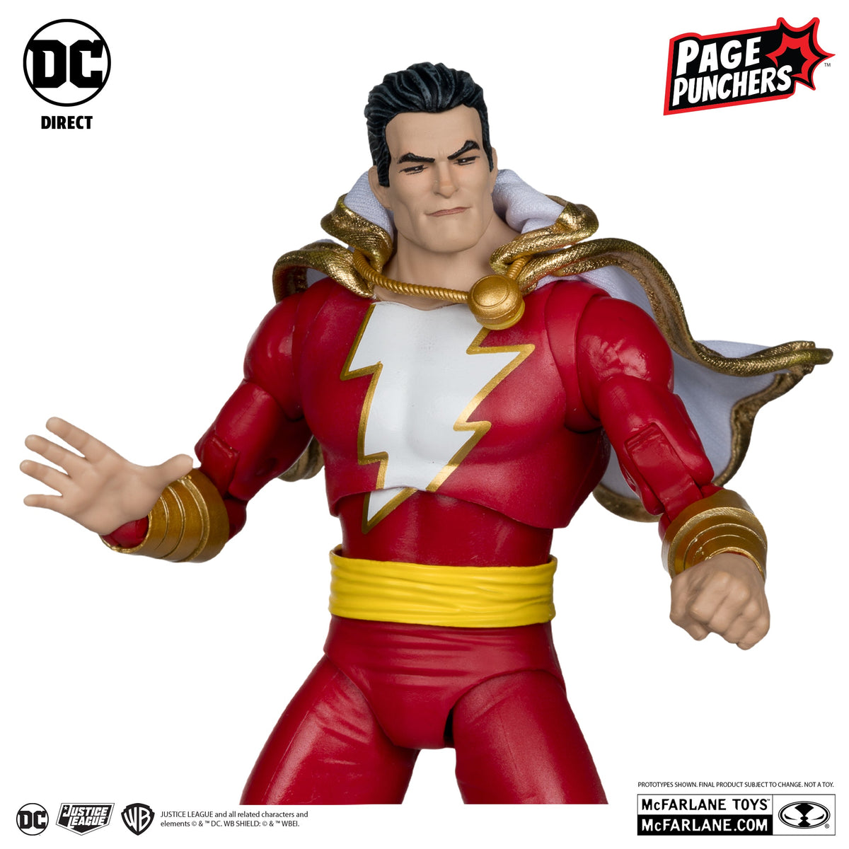 Dawn of DC DC Page Punchers Shazam 7" Action Figure with Comic