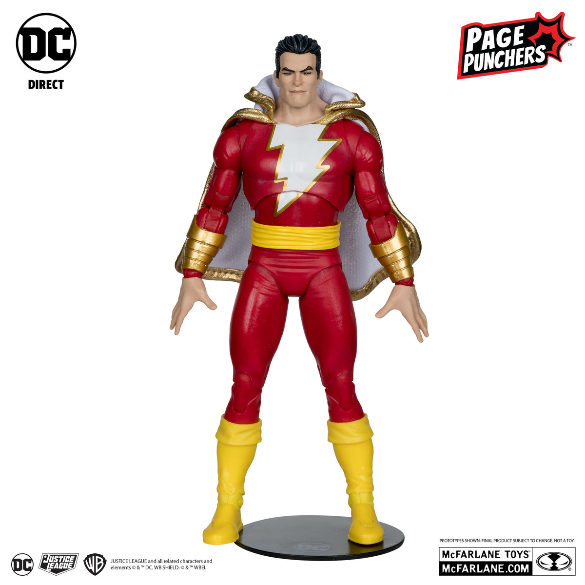 Dawn of DC DC Page Punchers Shazam 7" Action Figure with Comic